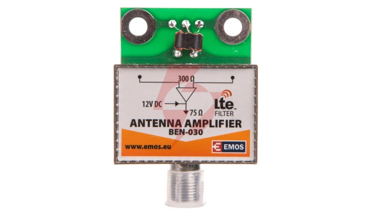 Wzmacniacz antenowy 30dB VHF/UHF J5803