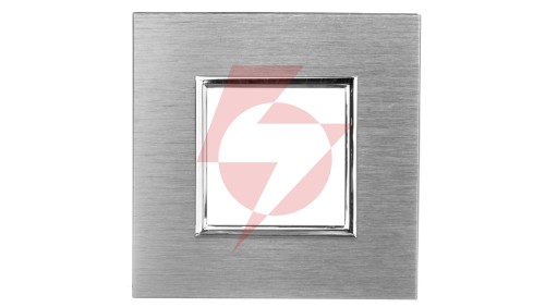 DANTE Ramka pojedyncza aluminium anodowane INOX 4541281