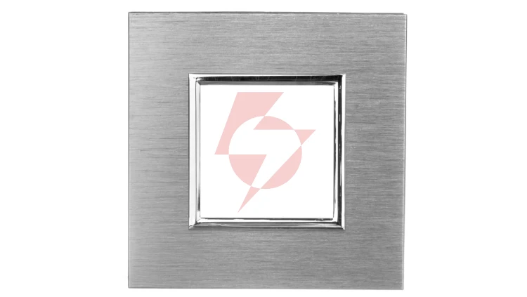 DANTE Ramka pojedyncza aluminium anodowane INOX 4541281