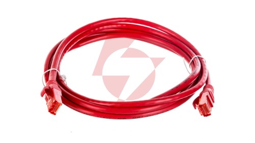 Kabel krosowy (Patch Cord) U/UTP kat.6 czerwony 2m DK-1612-020/R