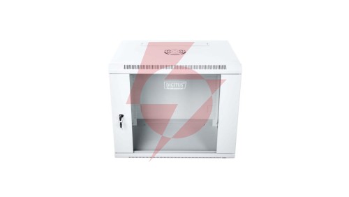 Szafa krosowa wisząca niedzielona 19 cali 9U 600x501x450 szara DN-W19 09U/450