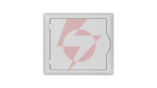 Rozdzielnica modułowa 1x6 p/t ECONOMIC BOX RP 1/6 drzwi białe (N+PE) IP40 2511-00