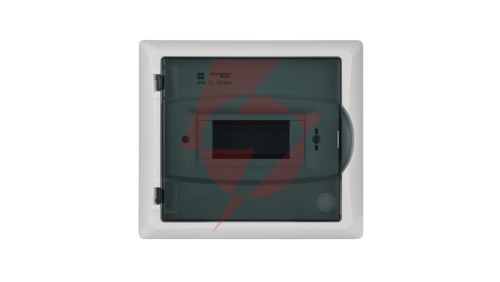 Rozdzielnica modułowa 1x6 p/t ECONOMIC BOX RP 1/6 drzwi transparentne (N+PE) IP40 2511-01