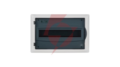 Rozdzielnica modułowa 1x12 p/t ECONOMIC BOX RP 1/12 drzwi transparentne (N+PE) IP40 2513-01