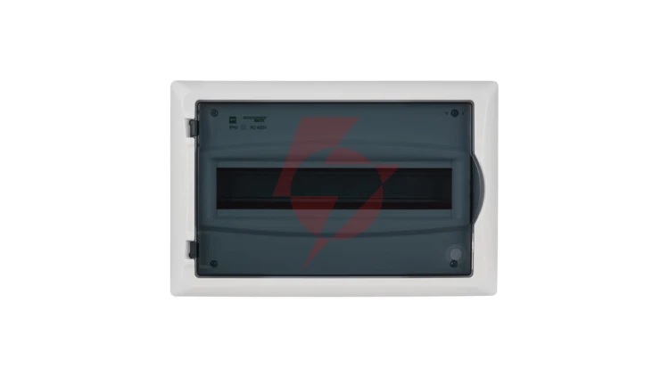 Rozdzielnica modułowa 1x12 p/t ECONOMIC BOX RP 1/12 drzwi transparentne (N+PE) IP40 2513-01