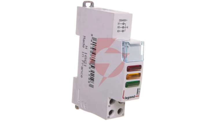 Lampka modułowa 3-fazowa czerwona/żółta/zielona LED 230/400V L435 412934