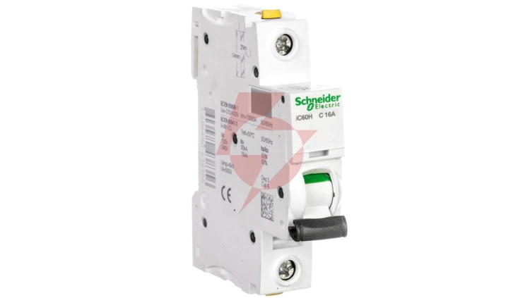 Wyłącznik nadprądowy 1P C 16A 10kA AC iC60H-C16 Acti9 A9F07116