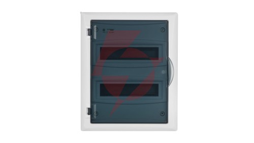 Rozdzielnica modułowa 2x12 p/t ECONOMIC BOX RP 2/24 drzwi transparentne (N+PE) IP40 2515-01