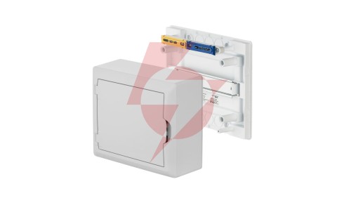 Rozdzielnica modułowa 1x8 n/t ECONOMIC BOX RN 1/8 drzwi białe (N+PE) IP40 2502-00
