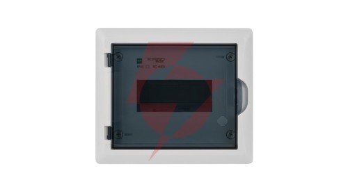 Rozdzielnica modułowa 1x8 p/t ECONOMIC BOX RP 1/8 drzwi transparentne (N+PE) IP40 2512-01