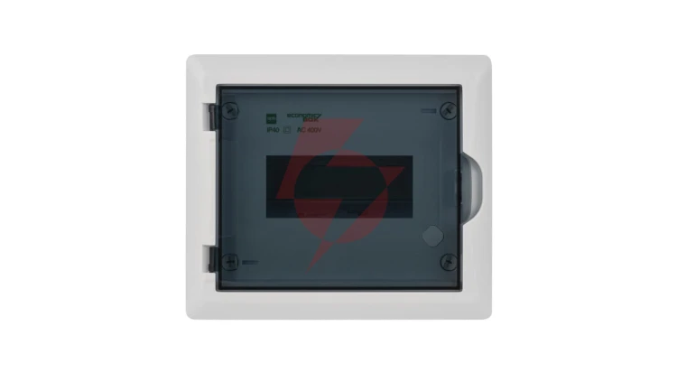 Rozdzielnica modułowa 1x8 p/t ECONOMIC BOX RP 1/8 drzwi transparentne (N+PE) IP40 2512-01