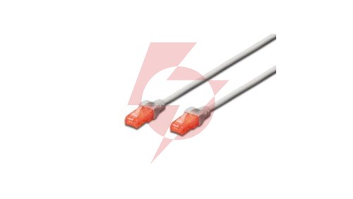Kabel krosowy (Patch Cord) U/UTP kat.6 szary 1m DK-1612-010