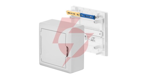 Rozdzielnica modułowa 1x6 n/t ECONOMIC BOX RN 1/6 drzwi białe (N+PE) IP40 2501-00