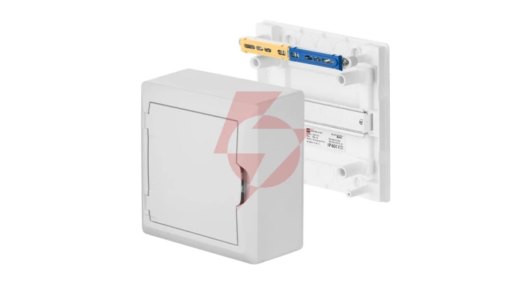 Rozdzielnica modułowa 1x6 n/t ECONOMIC BOX RN 1/6 drzwi białe (N+PE) IP40 2501-00