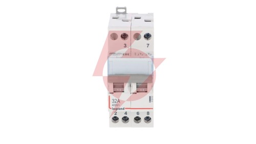 Przełącznik modułowy zasilania I-0-II (sieć-agregat) 32A 2P 32A 412903