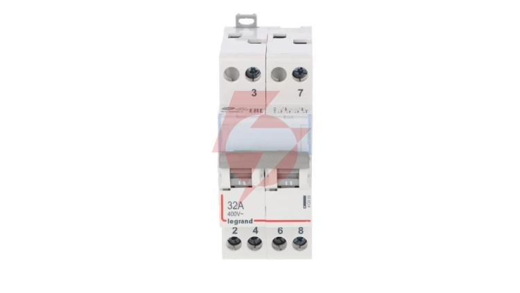 Przełącznik modułowy zasilania I-0-II (sieć-agregat) 32A 2P 32A 412903