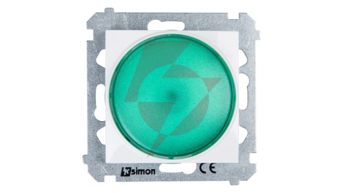 Simon 54 Sygnalizator świetlny LED zielone światło biały DSS3.01/11