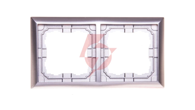 KOS66 Ramka podwójna aluminium 664082