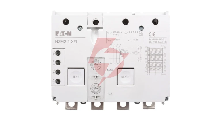 Blok różnicowoprądowy 4P 0,03-3A t 60-450ms NZM2-4-XFI 292344