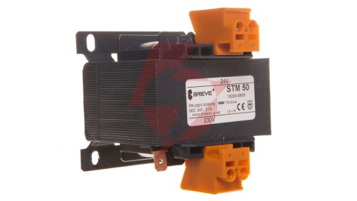 Transformator 1-fazowy bezpieczeństwa STM 50 230/ 24V 2,1A, Ta 40, 16224-9888