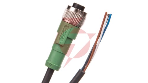 Kabel czujnika/urządzenia wykonawczego 4P M12 prosty, wolny koniec przewodu 5m SAC-4P- 5,0-PUR/M12FS 1668124
