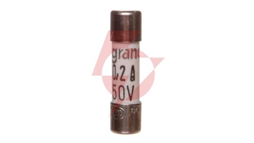 Wkładka bezpiecznikowa cylindryczna 5x20mm 0,2A F 250V 010202