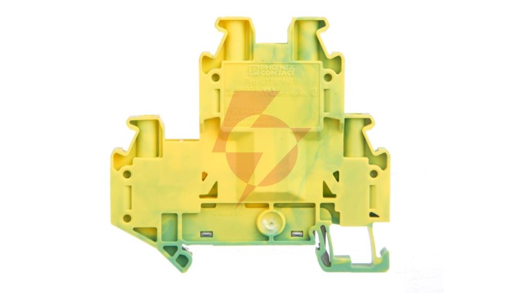 Złączka szynowa ochronna 2-piętrowa 4mm2 zielono-żółta Ex UTTB 4-PE 3044759