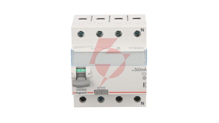 Wyłącznik różnicowoprądowy 4P 63A 0,5A typ AC P304 TX3 411739