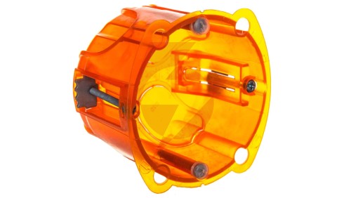 Batibox Puszka podtynkowa 67mm 67x50mm pomarańczowa 080121