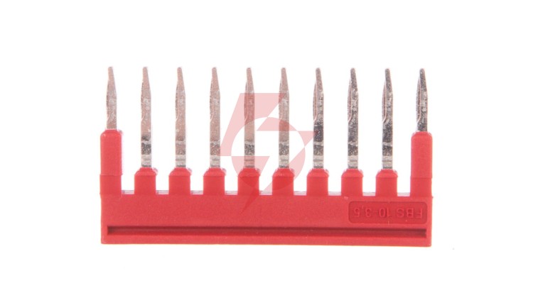 Mostek wtykany 10-biegunowy czerwony FBS 10-3,5 3213056