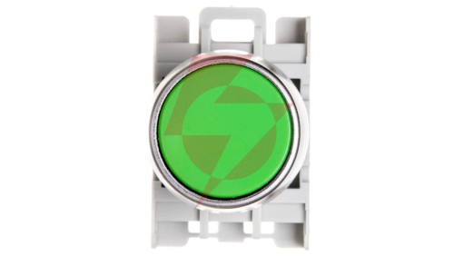 Przycisk sterowniczy 22mm zielony kryty 1Z 1R SP22-KZ-11.