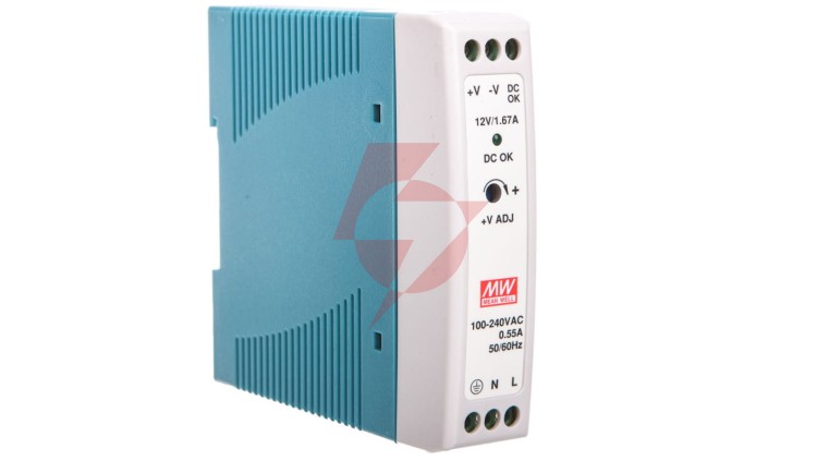 Zasilacz impulsowy 85-264V AC/ 1,67A 12V DC 20W MDR-20-12