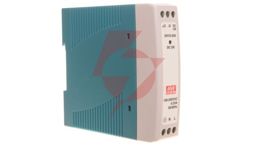 Zasilacz impulsowy 85-264V AC/ 0,42A 24V DC 10W MDR-10-24