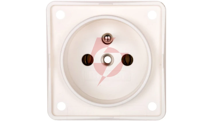 Integro Flow Gniazdo pojedyncze z/u śnieżnobiałe mat 961852502