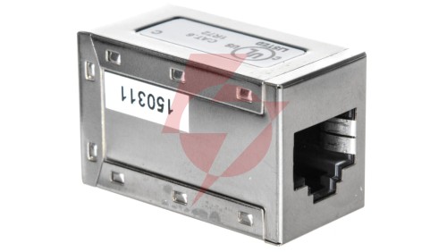 Adapter (przelotka) p/panel RJ45/RJ45 kat.6 ekranowany AT-AG 8/8 C6S