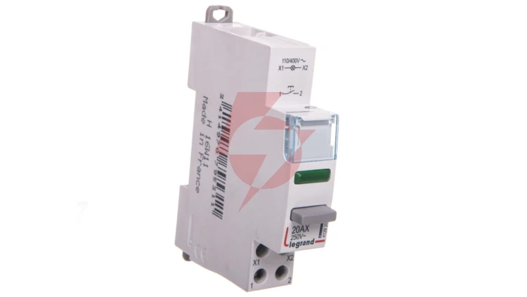 Przycisk modułowy 20A 1Z z lampką LED 110/400V zieloną LP471 412920
