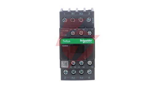 TeSys Deca Stycznik mocy 18A 4P 24V DC 2Z 2R LC1D188BD