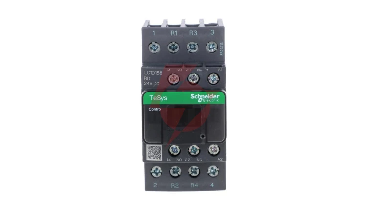 TeSys Deca Stycznik mocy 18A 4P 24V DC 2Z 2R LC1D188BD