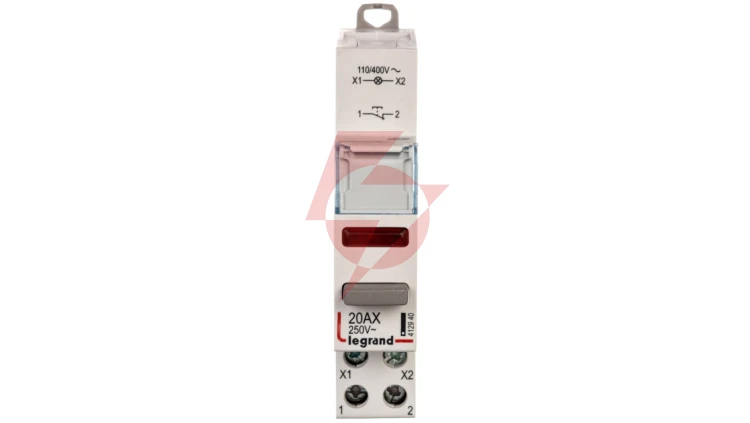 Przycisk modułowy 20A 1R z lampką LED 110/400V czerwoną LP472 412940