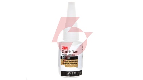 Klej cyjanoakrylowy do łączenia tworzyw sztucznych i elementów gumowych 20g Scotch-Weld PR100 UU001493780/7100033657