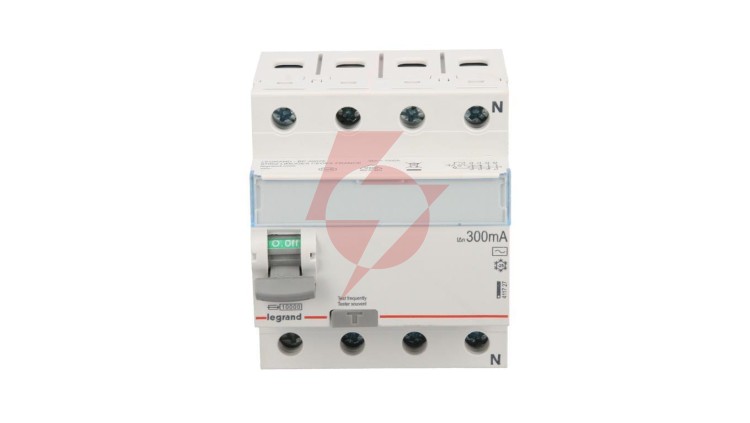 Wyłącznik różnicowoprądowy 4P 25A 0,3A typ AC P304 TX3 411727