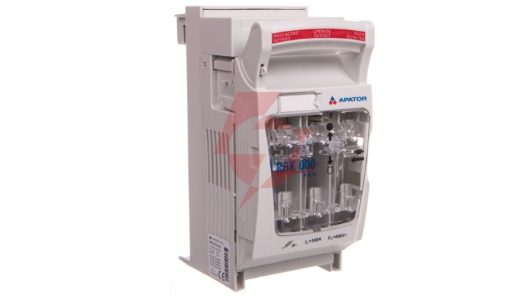 Rozłącznik izolacyjny bezpiecznikowy 160A RBK 000 pro-SD-M /zaciski śrubowe M8 70mm2/ 63-823234-041