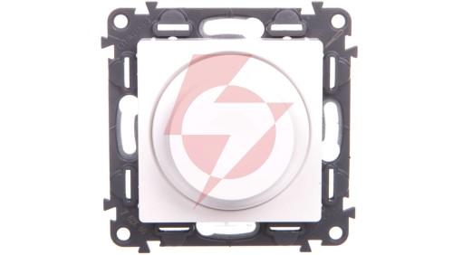VALENA LIFE Ściemniacz obrotowy bez zacisku neutralnego biały 230V 752160