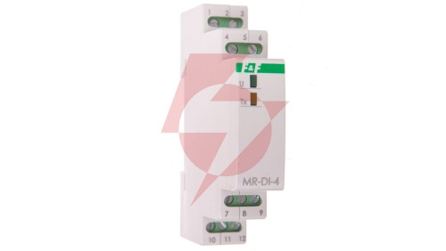 Moduł rozszerzeń 4 wejść cyfrowych 6-30V AC/DC z wyjściem MODBUS RTU zasilanie 9-30V DC MAX-MR-DI-4LO
