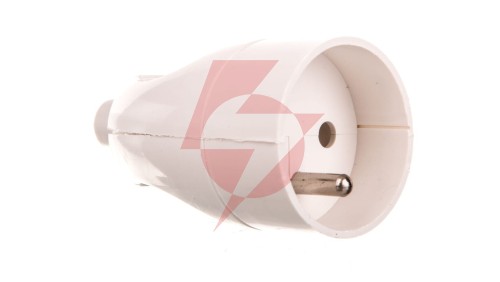 Gniazdo przenośne z/u 16A 2P+Z 250V białe GN-171