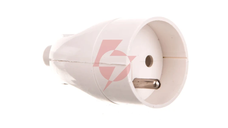 Gniazdo przenośne z/u 16A 2P+Z 250V białe GN-171