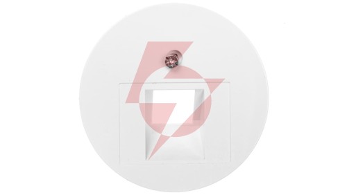 Berker/R.1/R.3 Płytka czołowa do gniazda teleinformatycznego pojedynczego RJ11/RJ12/RJ45 biała 14072089