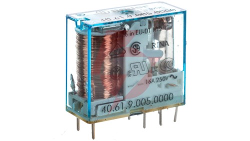 Przekaźnik miniaturowy 1P 16A 5V DC 40.61.9.005.0000