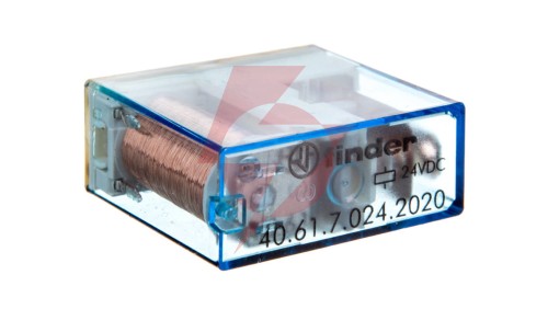 Przekaźnik miniaturowy 1P 16A 24V DC, stopień szczelności RTII 40.61.7.024.2020