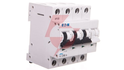 Wyłącznik nadprądowy 3P+N C 40A 15kA AC FAZ C40/3N 278979